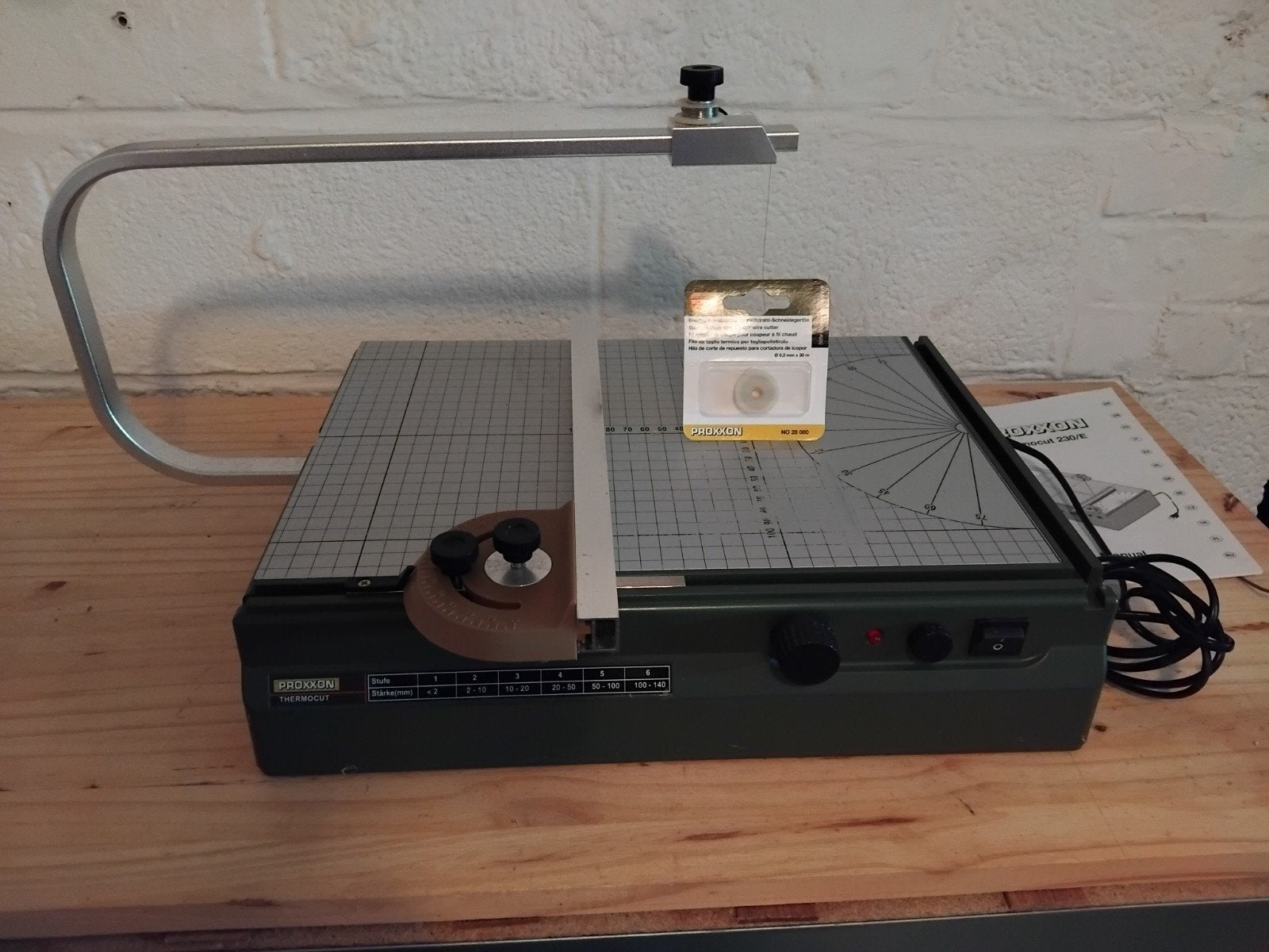 Proxxon Thermocut heteluchtdraadknipper, Ophalen, Gebruikt
