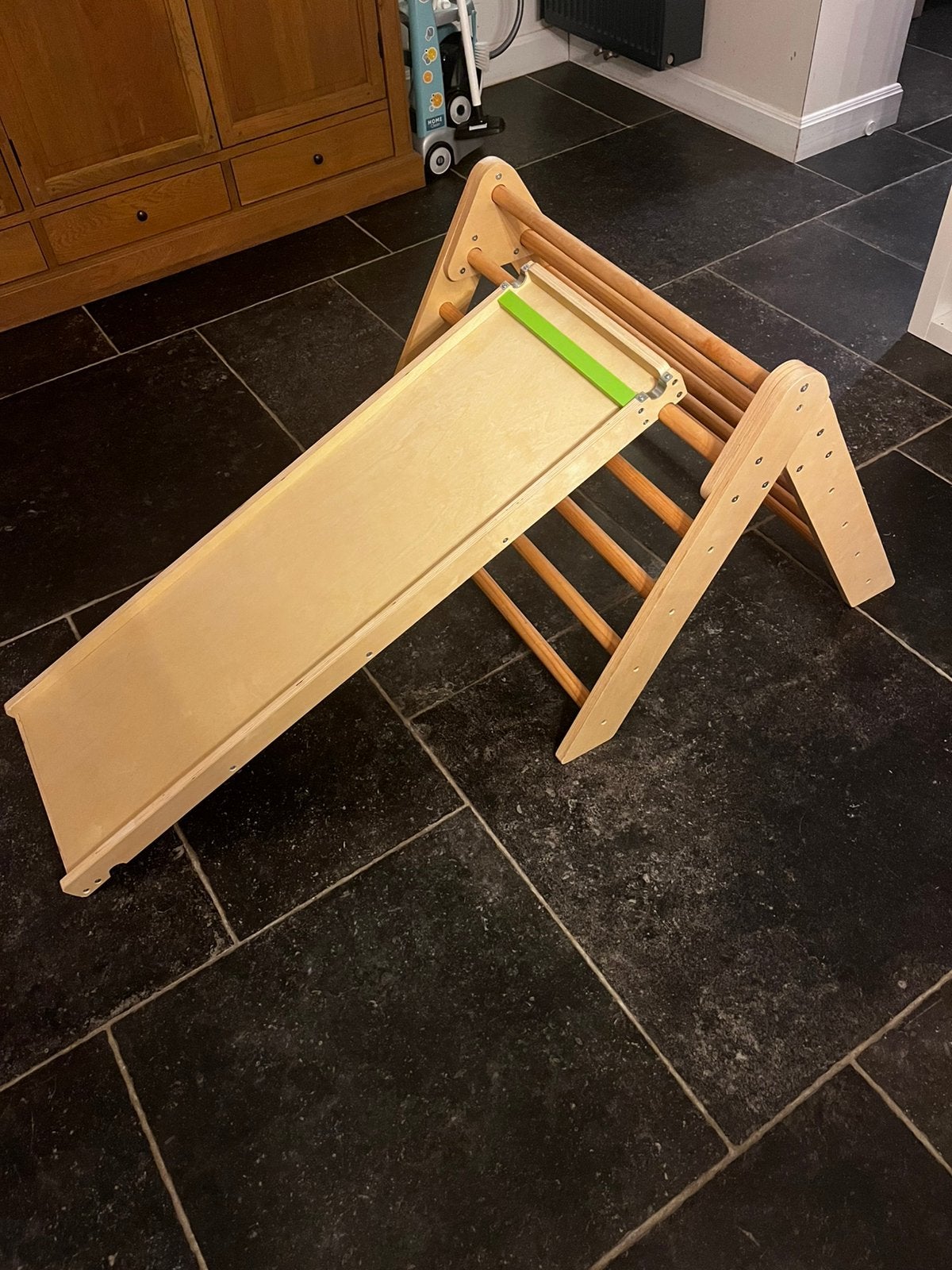 Klimdriehoek met glijbaan., Kinderen en Baby's, Ophalen, Gebruikt, Overige typen