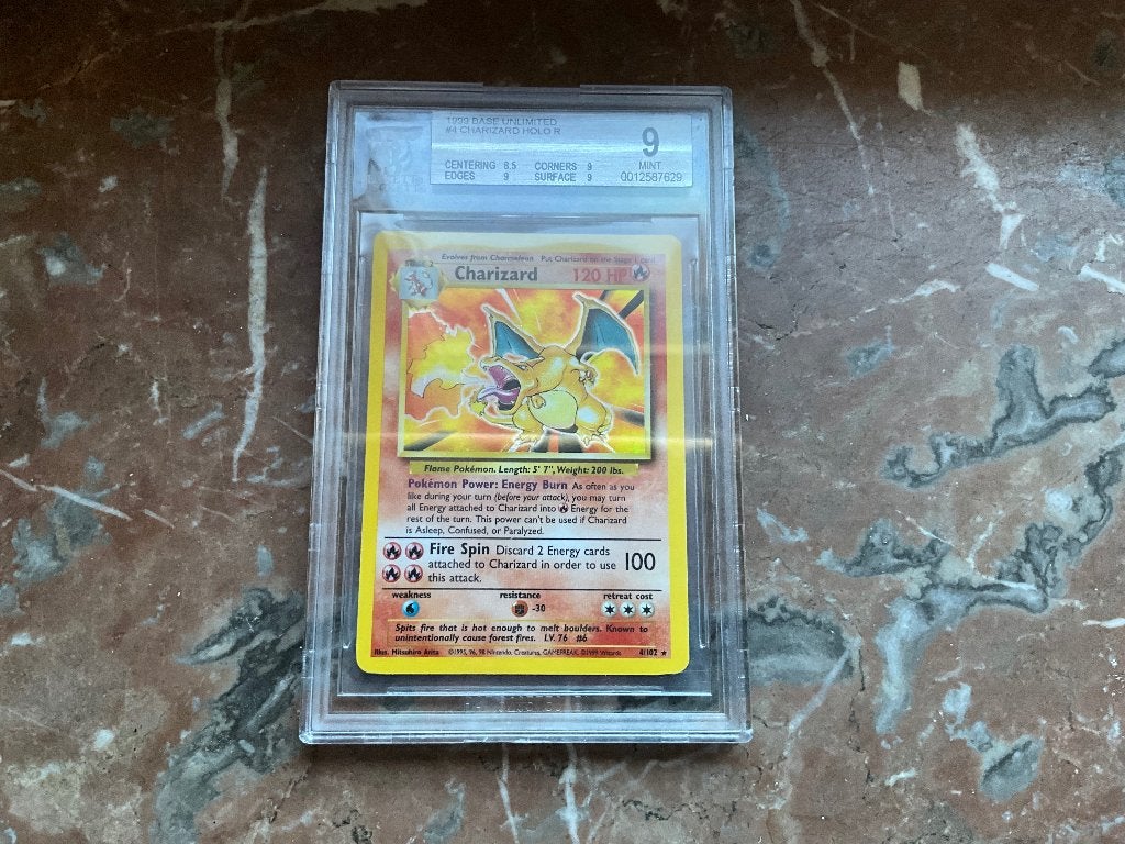 Charizard de base BGS 9, Enlèvement ou Envoi, Neuf, Cartes en vrac