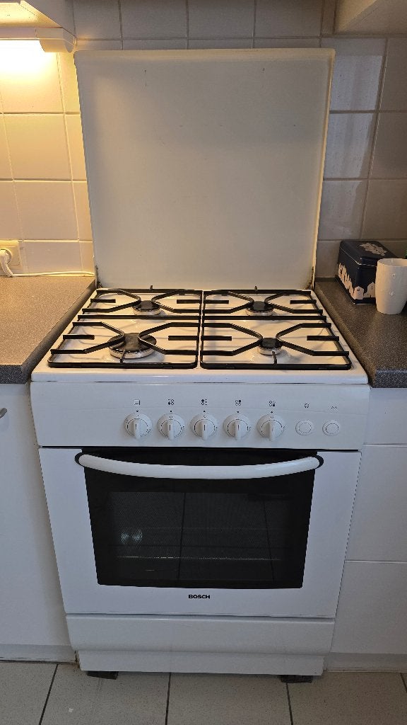Gasfornuis Bosch, Electroménager, Gaz, 4 zones de cuisson, Enlèvement, Utilisé