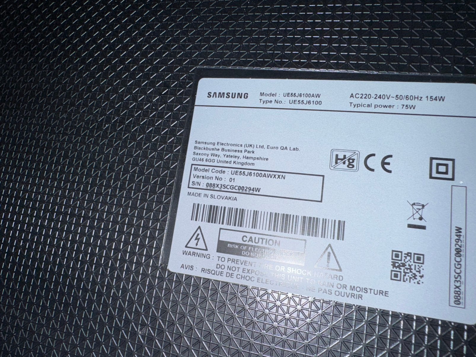 Tv Samsung 140cm, Enlèvement, Comme neuf, Samsung