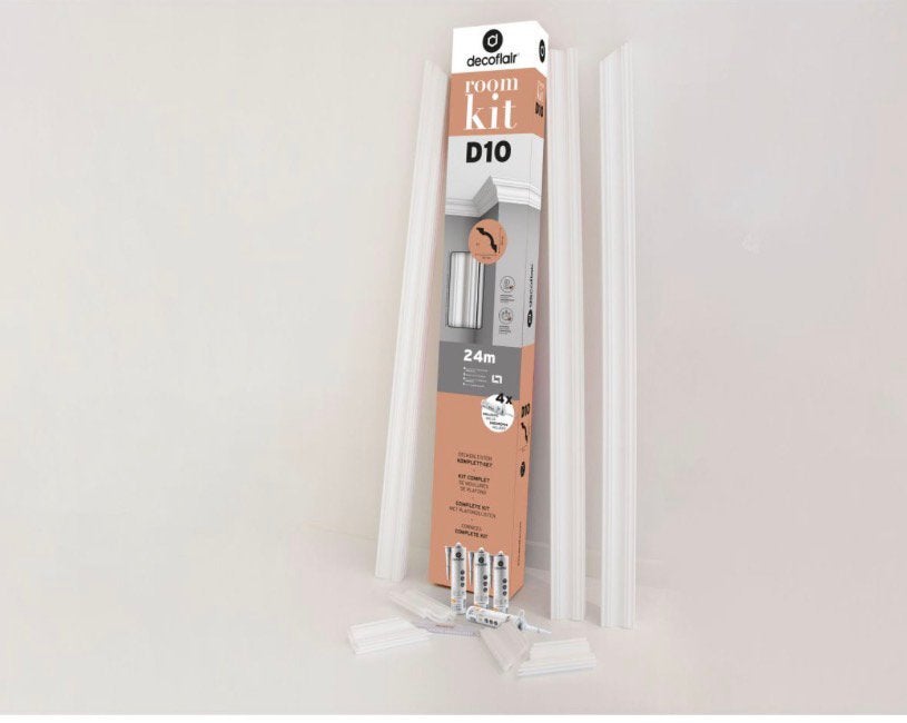 2x Profilé Decoflair - 80x80mm 24m D10, Bricolage & Construction, Enlèvement, Comme neuf