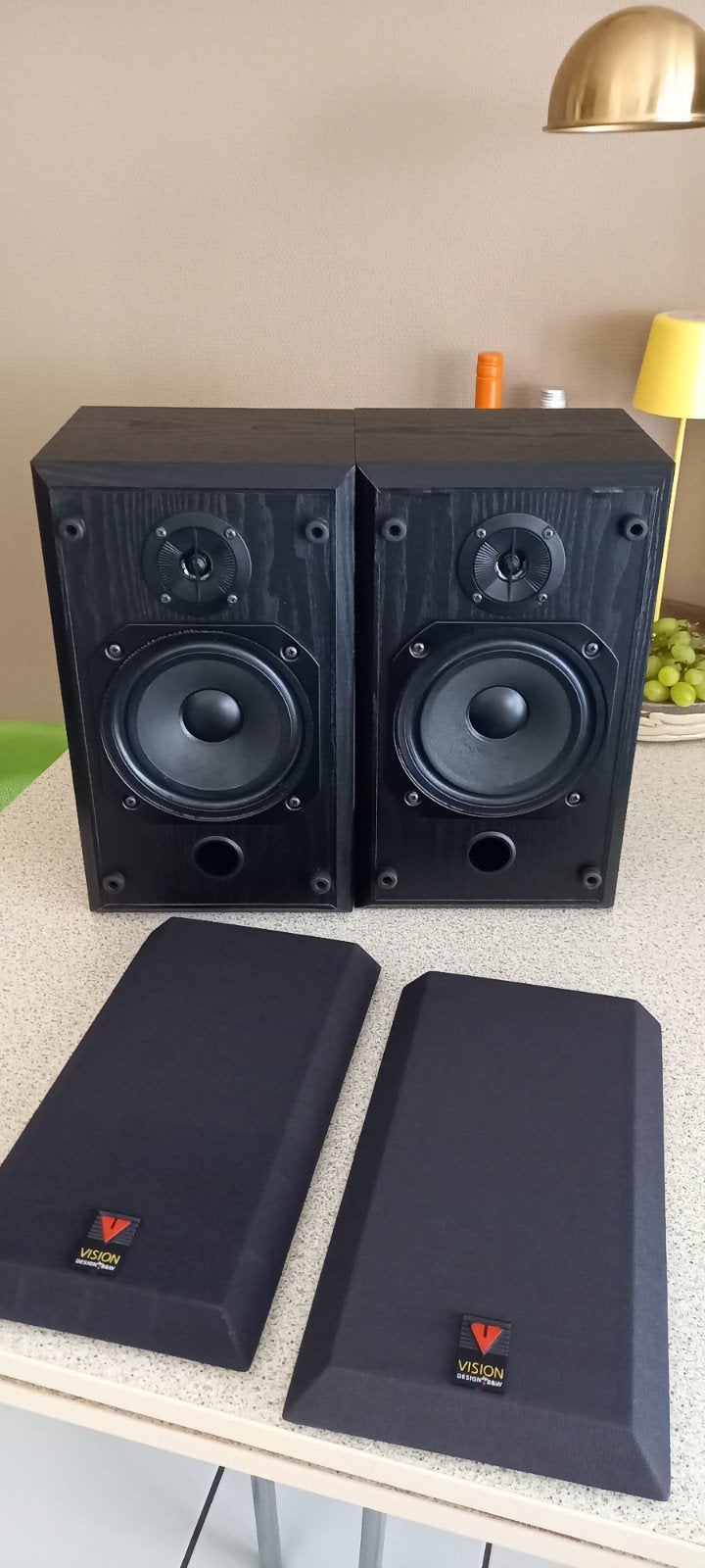 b&w / vision ds1 luidsprekers, Ophalen, Gebruikt, 60 tot 120 watt, Bowers & Wilkins (B&W)