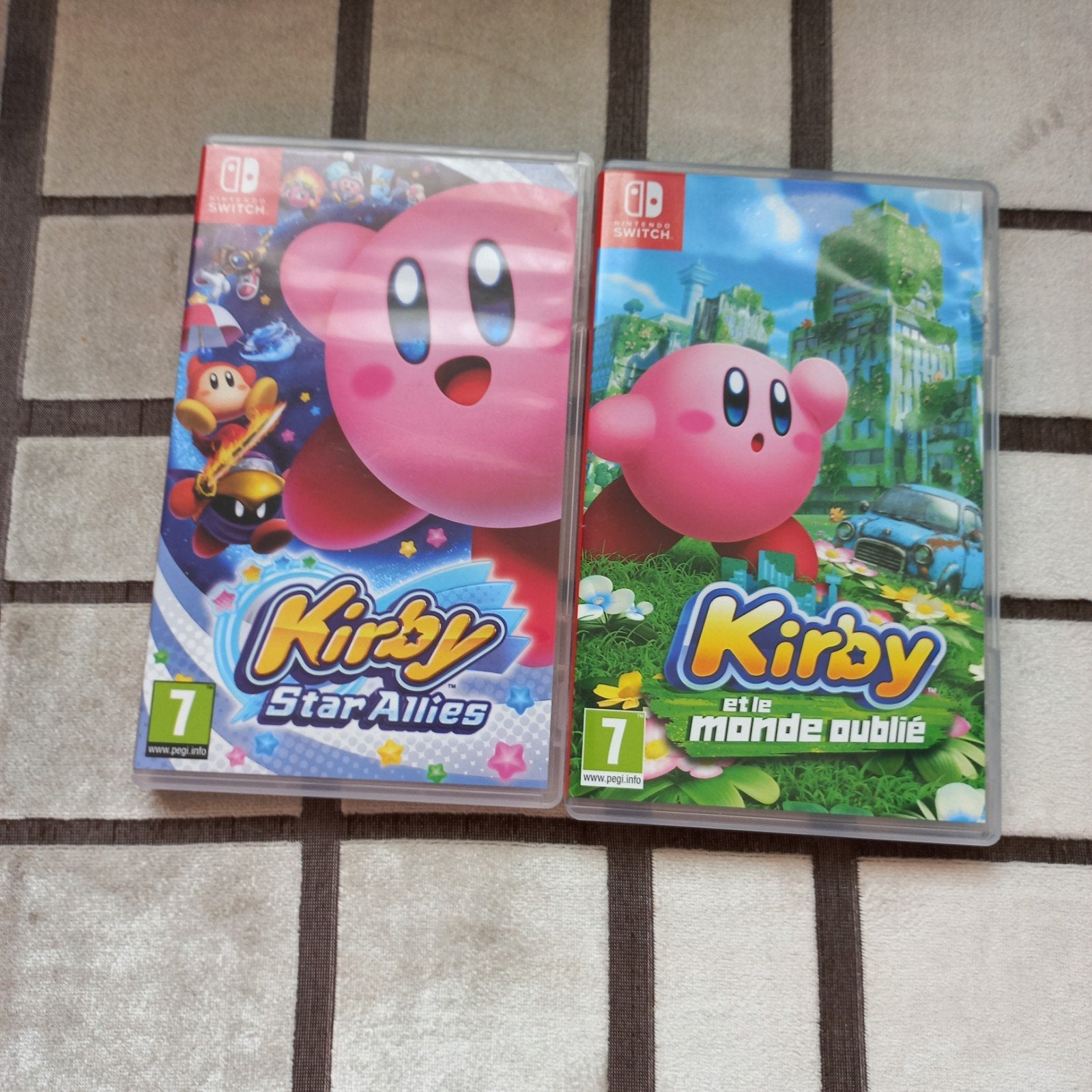 Kirby Switch-spellen, Ophalen