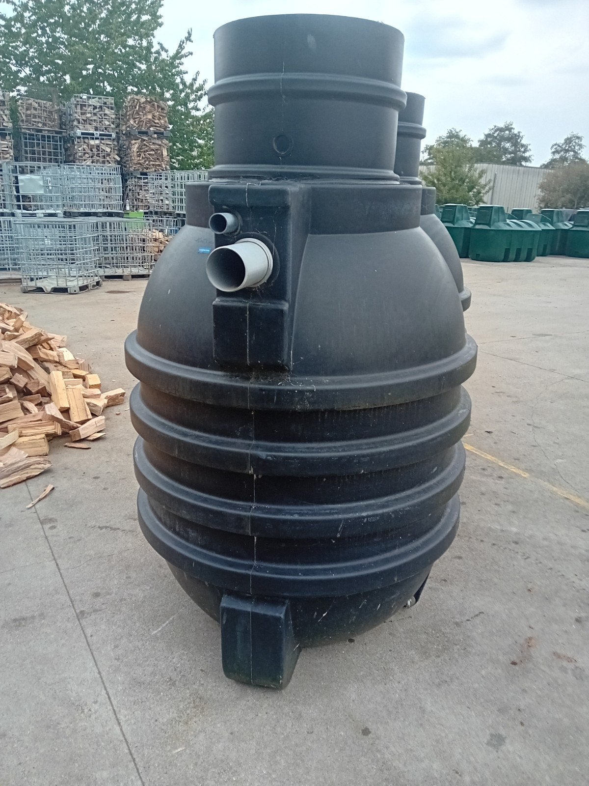 regenwatertank/septische put, Ophalen