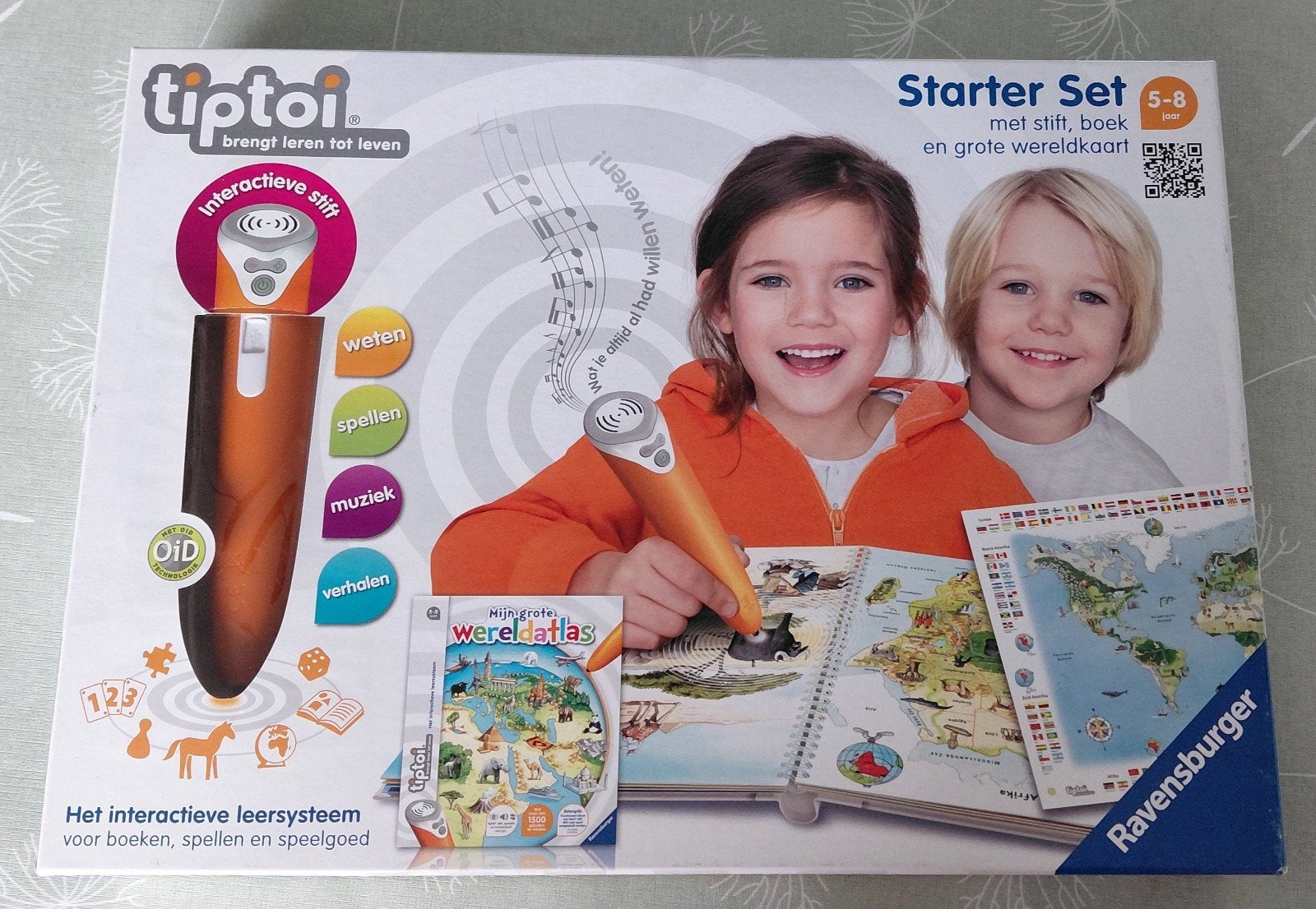 Ravensburger Tiptoi wereldatlas starterset, Ophalen, Ontdekken