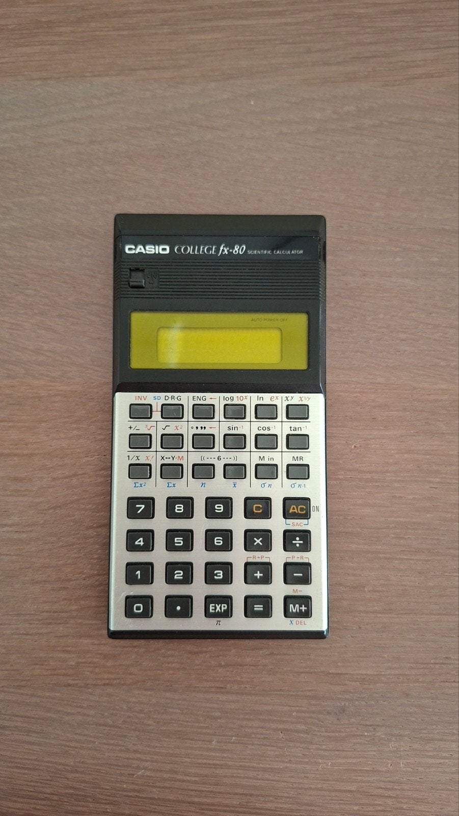 Vintage Casio college fx-80 - wetenschappelijke rekenmachine, Ophalen of Verzenden