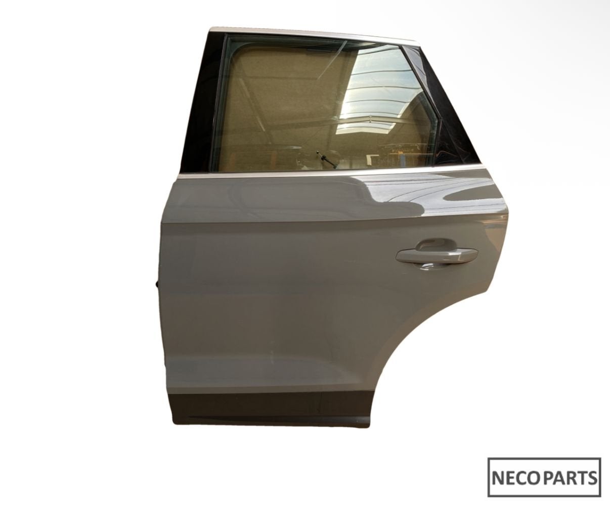 AUDI Q5 80A PORTIER DEUR LINKS ACHTER LX7B ORIGINEEL, Gebruikt, -, Achter, -