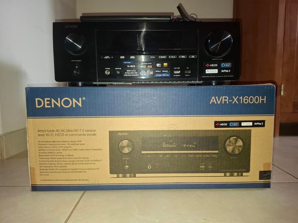 Denon AVR-X1600H, TV, Hi-fi & Vidéo, Amplificateurs & Ampli-syntoniseurs, Enlèvement ou Envoi, Denon