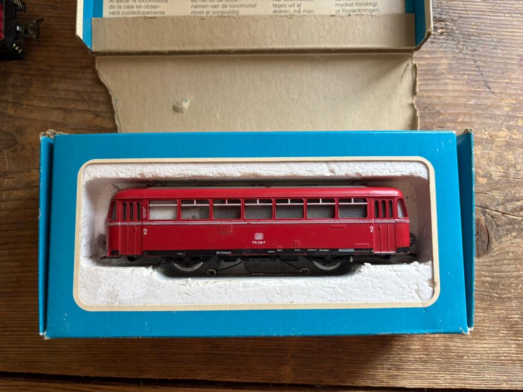 MARKLIN AUTORAIL BUSRAIL 3016 + 4018 vintage en boite, Hobby & Loisirs créatifs, Trains miniatures | HO, Analogique, Enlèvement ou Envoi
