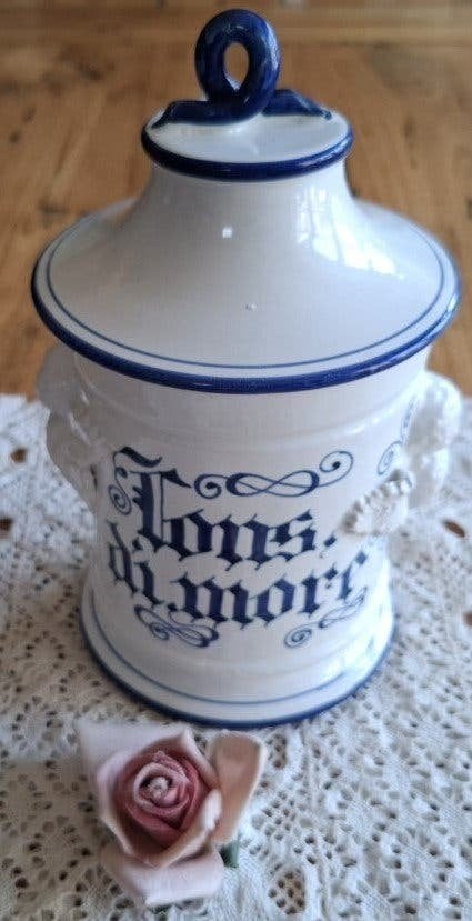 Decoratieve Italiaanse pot Tons di more , bramenpot, Antiek en Kunst, Ophalen of Verzenden
