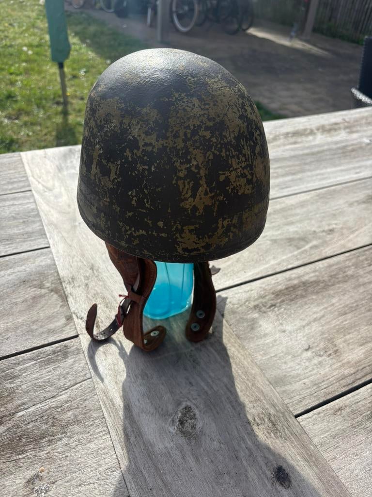 Complete ABL Motorhelm, Ophalen of Verzenden, Landmacht, Helm of Baret