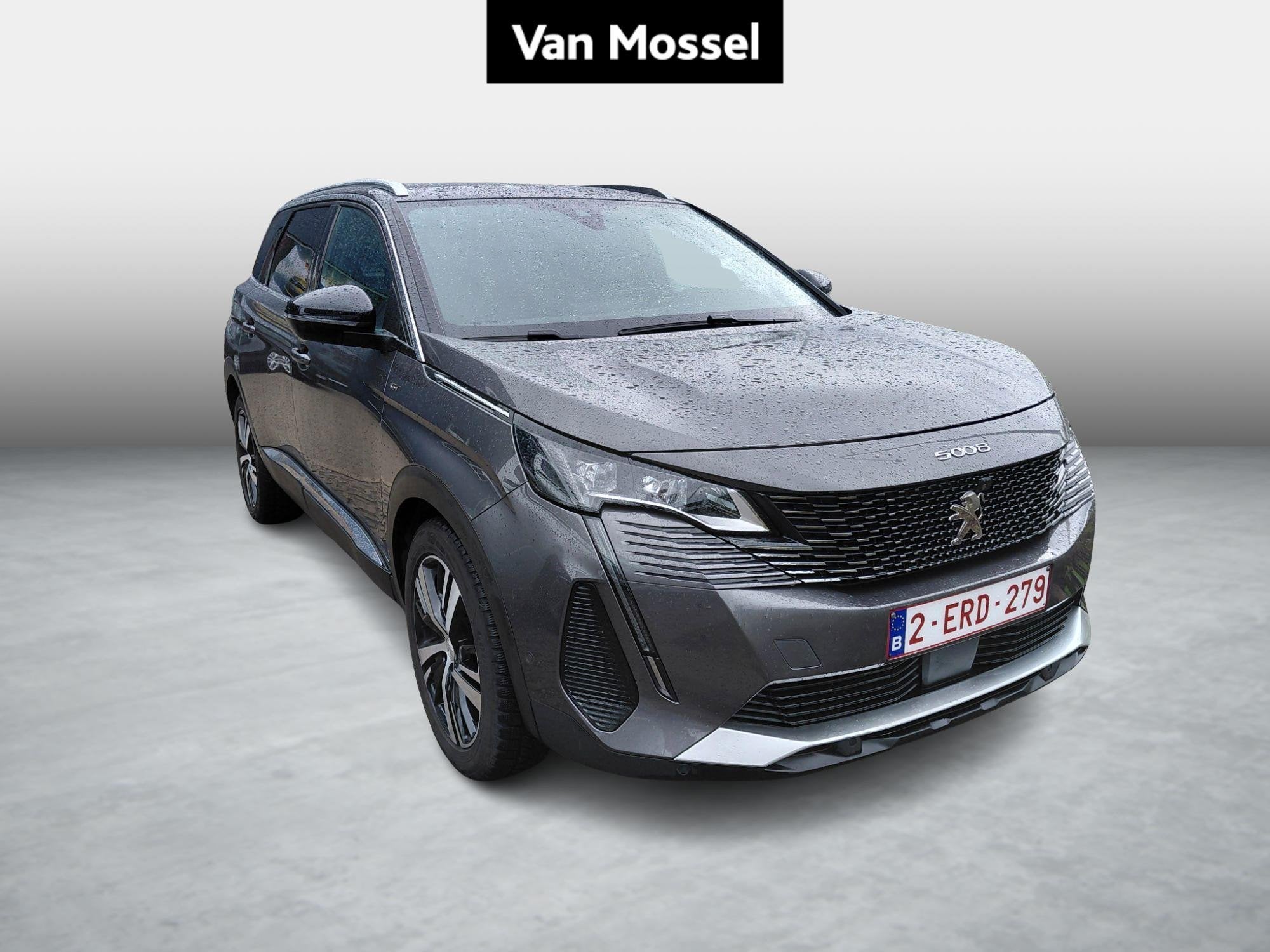 Peugeot 5008 1.5 BlueHDI GT, Autos, Argent ou Gris, Euro 6, Entreprise, 7 places