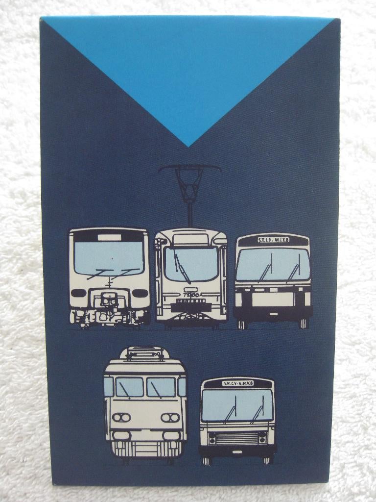 STIB MIVB – SNCV NMVB - réseau 1981, Enlèvement ou Envoi, Tram