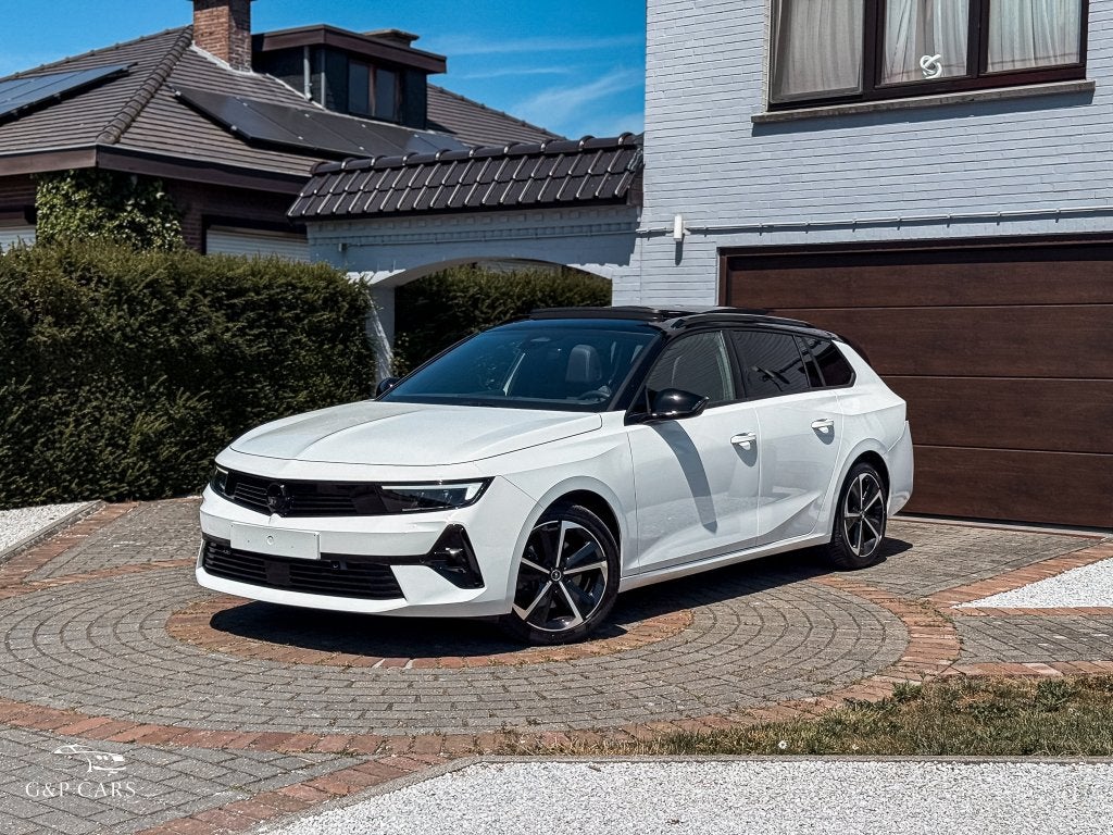 Opel Astra Sports Tourer GS-Line/LED/Pano/360° Cam/Carplay, Auto's, 4 deurs, Stof, 1199 cc, Wit