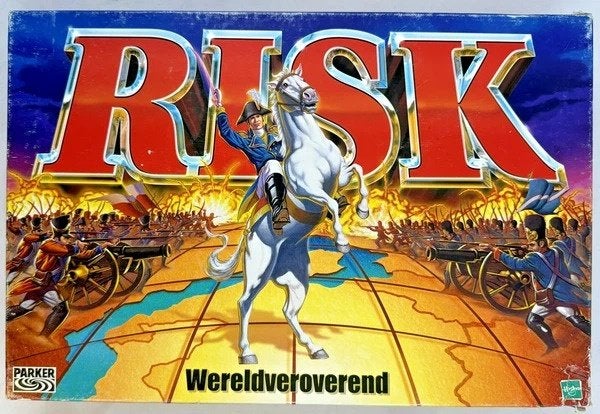 Parker Risk Board Game Complete Hasbro 2000 party game, 1 ou 2 joueurs, Envoi, Comme neuf, Parker Brothers
