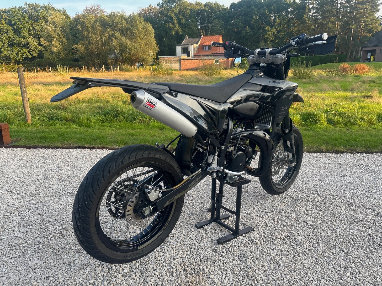 Sherco 50 SM-R blackmoon (NIEUW!), 6 versnellingen, Nieuw, 50 cc, Ophalen