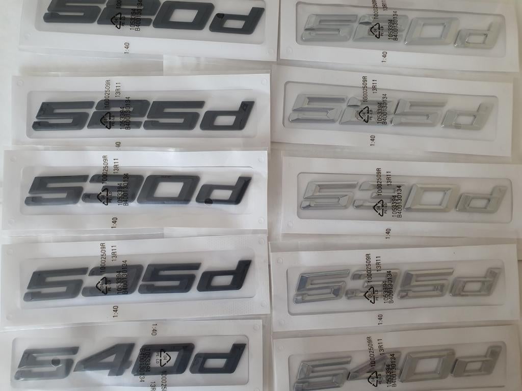 Valise Bmw logo 525d 530d 535d 540d 530e 520i 523i 528i Gt, Neuf, Arrière, Enlèvement ou Envoi, Haillon arrière