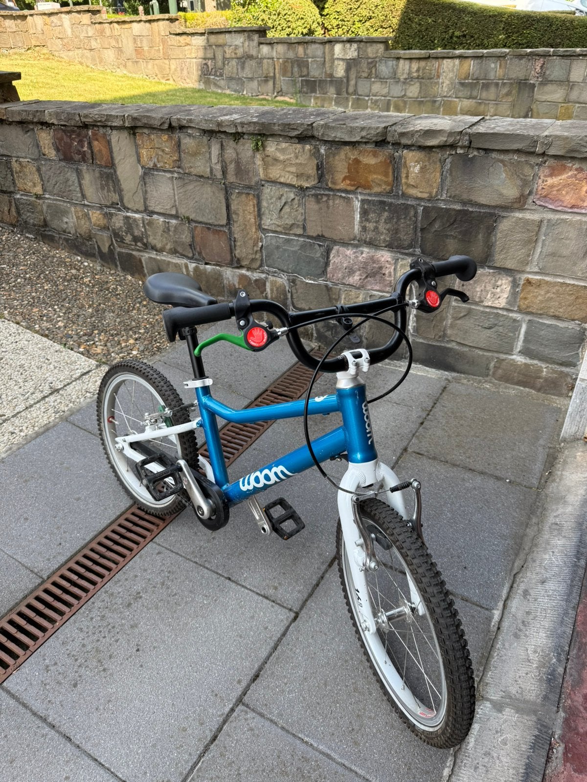 WOOM 3 kinderfiets — Zo goed als nieuw, Ophalen, Zo goed als nieuw, Aluminium, Minder dan 16 inch