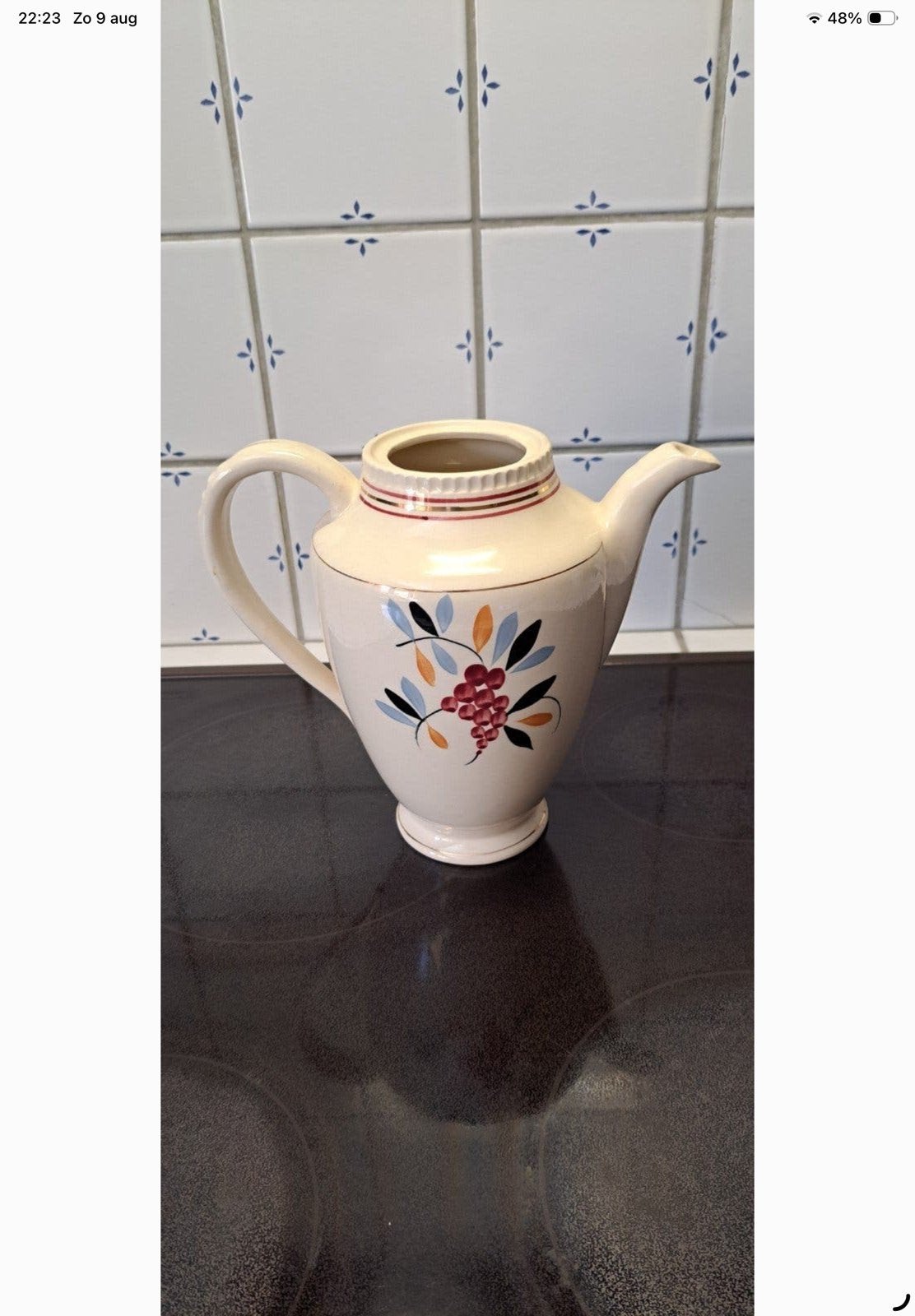 Antieke koffiepot prima staat, Ophalen
