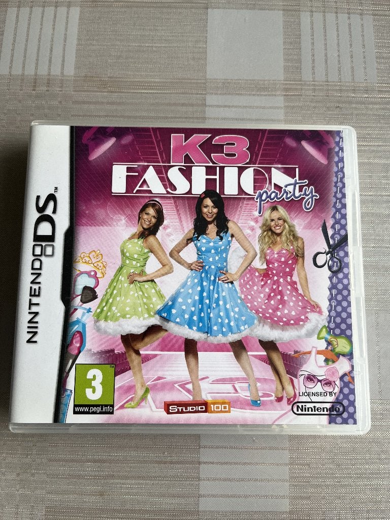 Nintendo DS spel K3 Fashion Party, Games en Spelcomputers, Games | Nintendo DS, Gebruikt, Overige genres, 1 speler, Ophalen of Verzenden