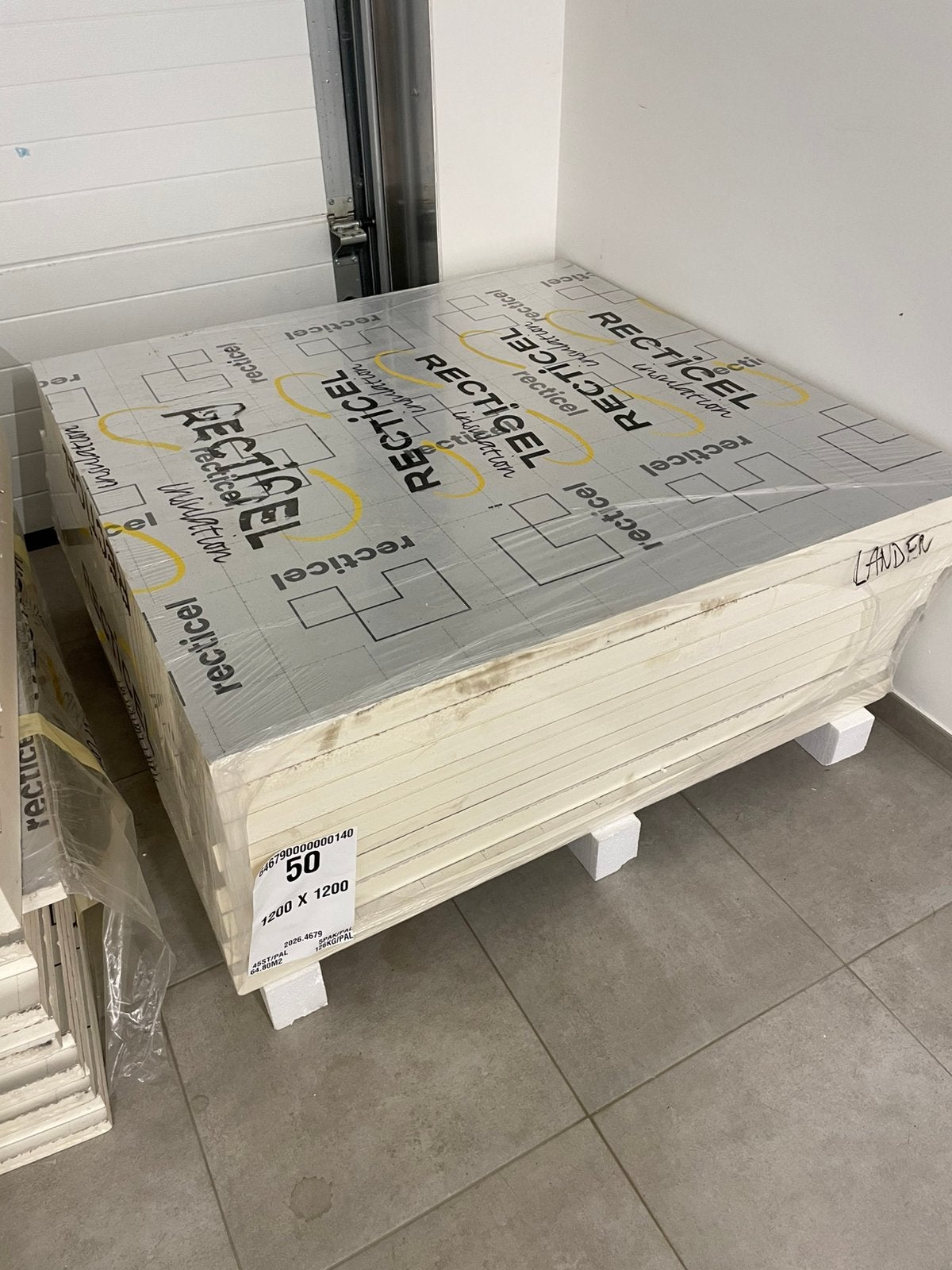 Recticel Eurofloor 5cm 12,96m2 NOUVEAU, Neuf, Isolation de sol, 10 à 15 m², Enlèvement
