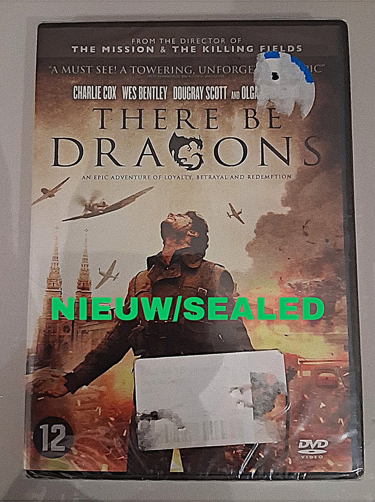 SPLINTERNIEUW IN FOLIE:There Be Dragons (WW2 OORLOGSFILM), Cd's en Dvd's, Ophalen of Verzenden, Nieuw in verpakking, Oorlog