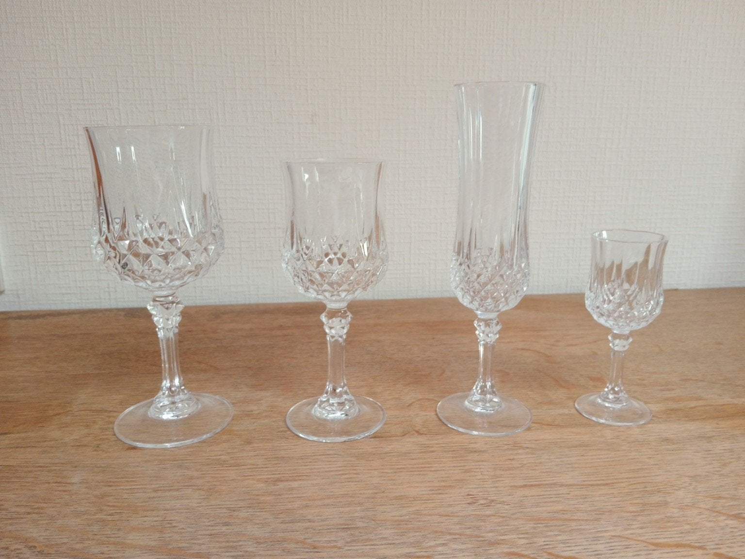 Service 33 verres en cristal taillé, Collections, Enlèvement