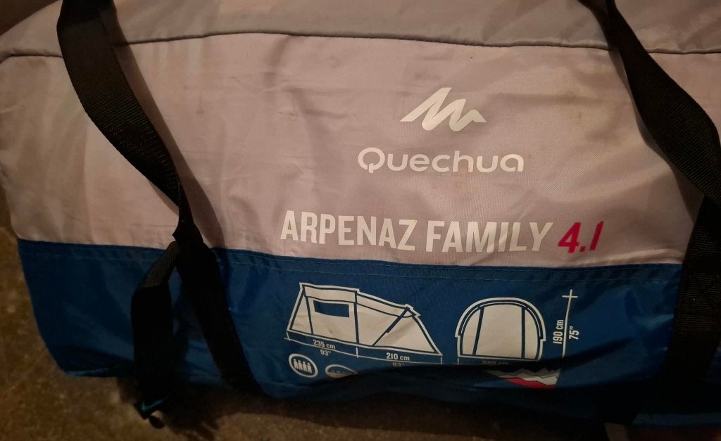 Quechua tent aprenaz 4.1, Caravans en Kamperen, Ophalen of Verzenden, Zo goed als nieuw, Tot en met 4