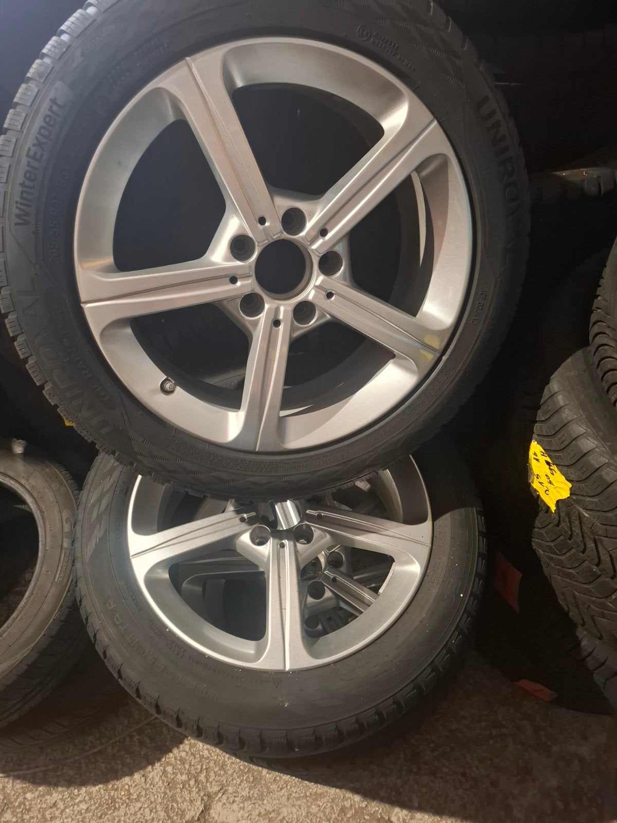 Roues mercedes 6,5j x 17h2- et 44.  205 55 17 95v xl, Enlèvement, Comme neuf