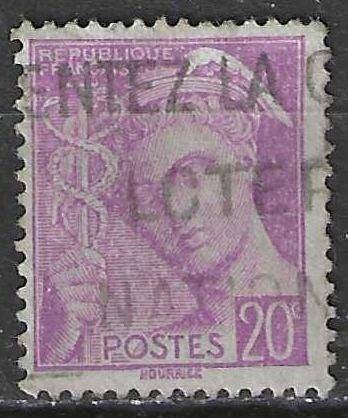 France 1938/1941 - Yvert 410 - Type Mercure - 20e siècl (ST), Envoi, Affranchi