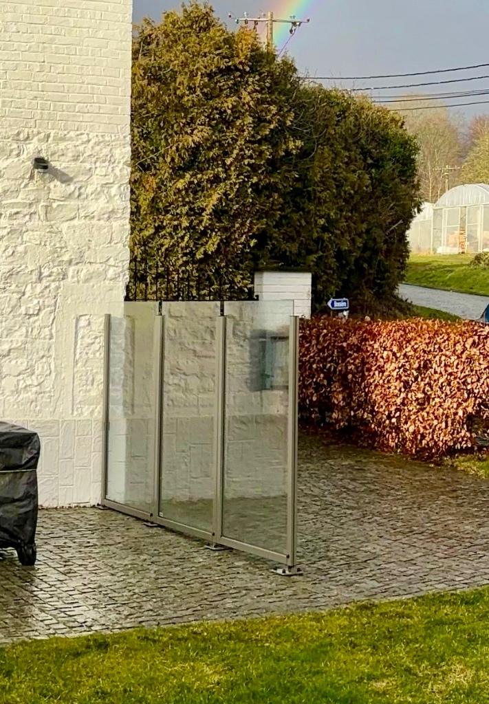 Pare vent pour terrasse, Tuin en Terras, Ophalen, Zo goed als nieuw