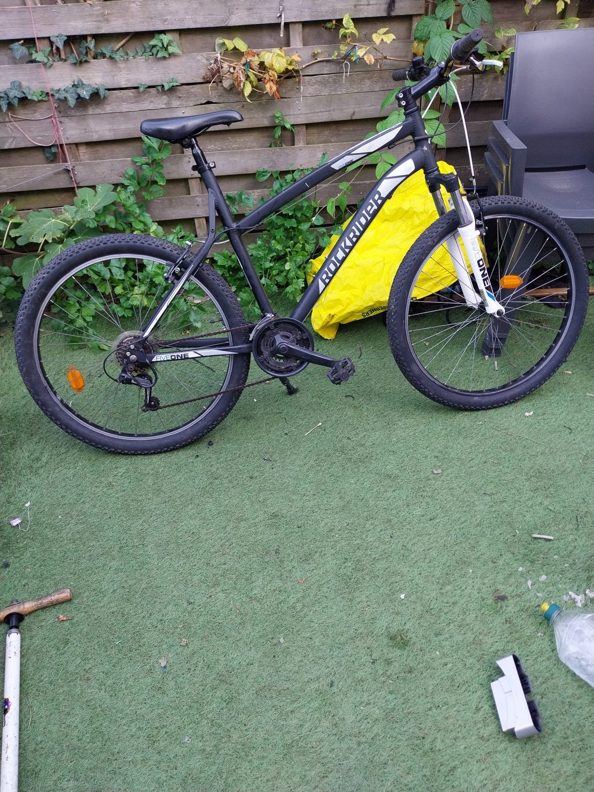 Mountainbike ROCKRIDER met voorvering en versnellingen, Ophalen, Zo goed als nieuw