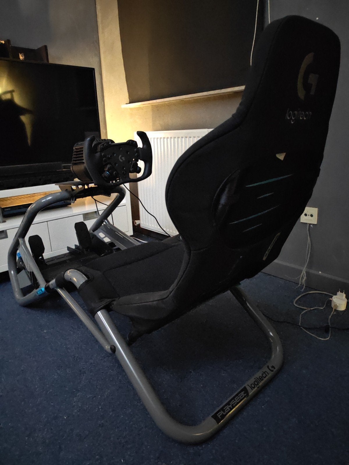 Logitech Sim Racing RS50 ( + Playseat Trophy), Games en Spelcomputers, Ophalen, Zo goed als nieuw