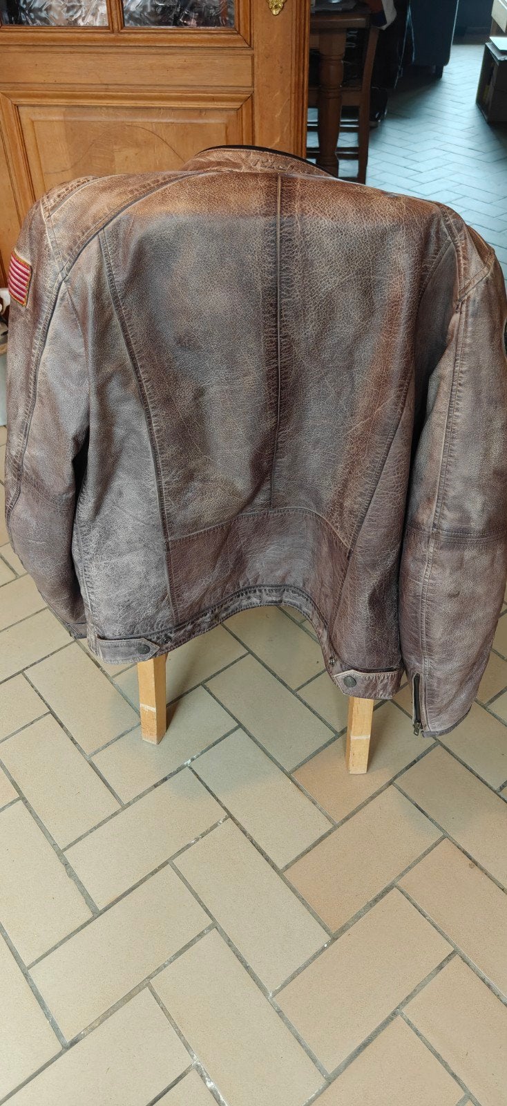 blouson moto cuir richa, Motos, Vêtements | Vêtements de moto, Seconde main, Enlèvement ou Envoi, Manteau | cuir, Richa