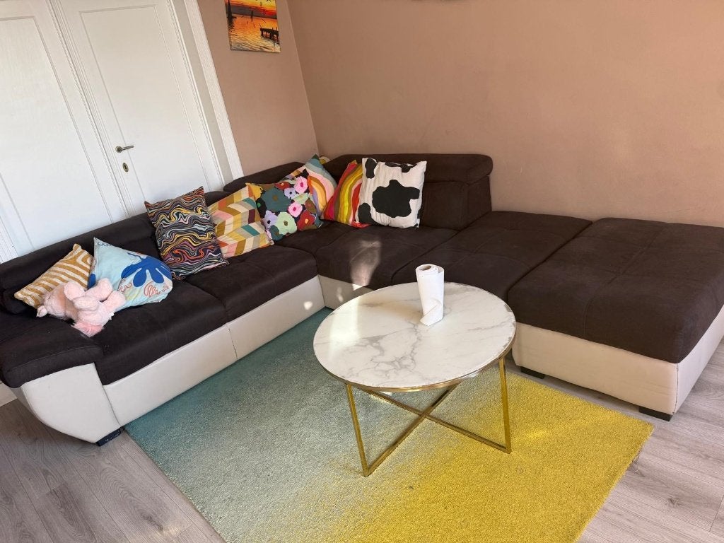 URGENT – Salon complet à vendre – Prix sacrifié, Maison & Meubles, Banc d'angle, Quatre personnes ou plus, Enlèvement, Utilisé