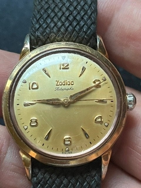 Zodiaque vintage, Montre-bracelet, Autres marques, 1930 à 1960, Enlèvement ou Envoi