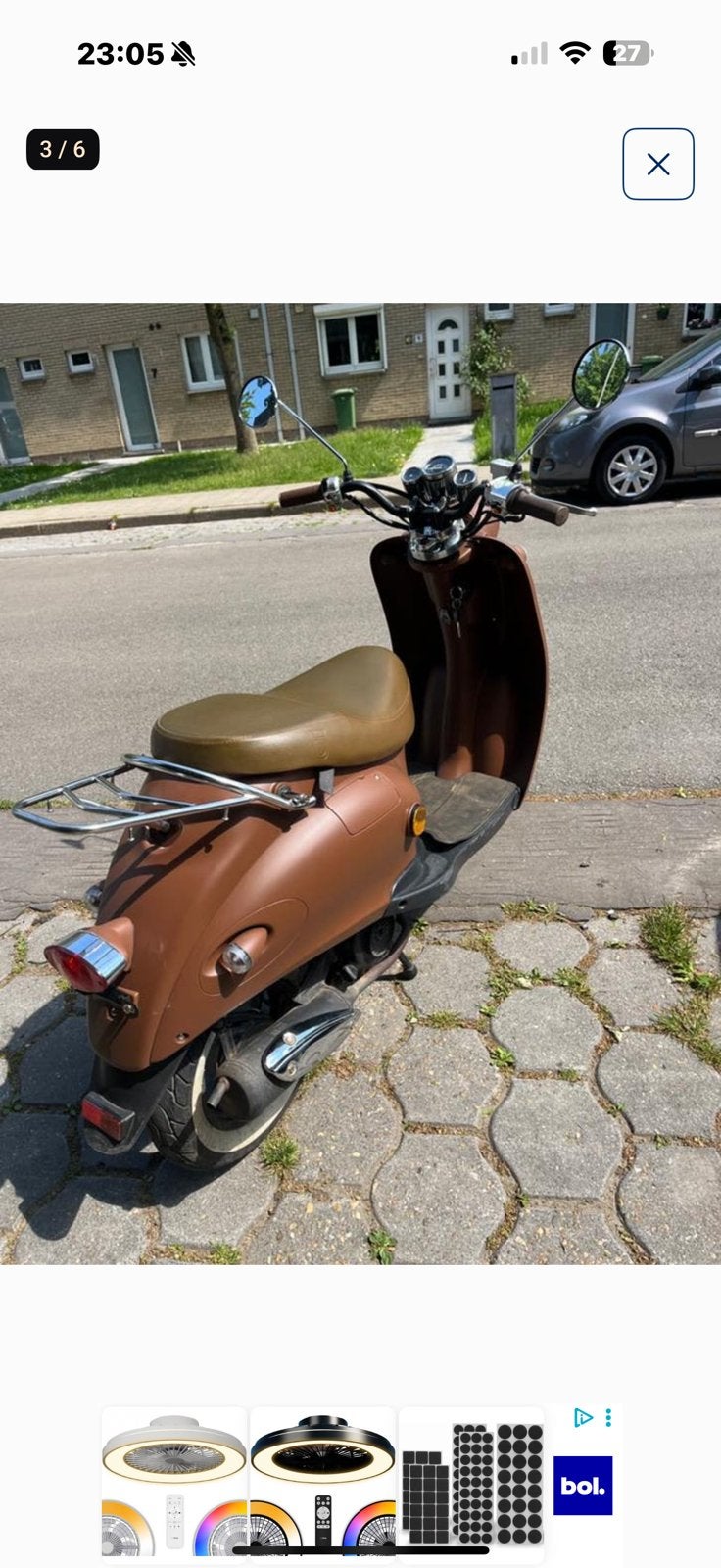 Klasse A brommer te koop, Fietsen en Brommers, Snorfietsen en Snorscooters, Ophalen, Zo goed als nieuw
