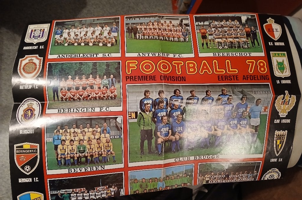 Panini posters Belgie, Collections, Enlèvement ou Envoi