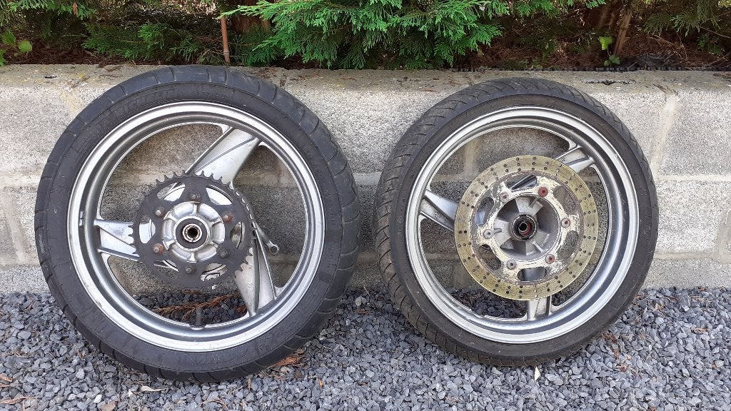 Paire de jantes Kawasaki ER5 er-5, Motos, Enlèvement, Utilisé
