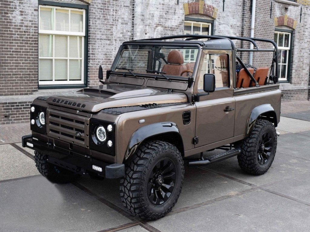 Side bars/Treeplanken Defender 90 BLACK EDITION 1990-2016, Auto-onderdelen, Land Rover, Nieuw, Jan Sangerslaan 16, MBG