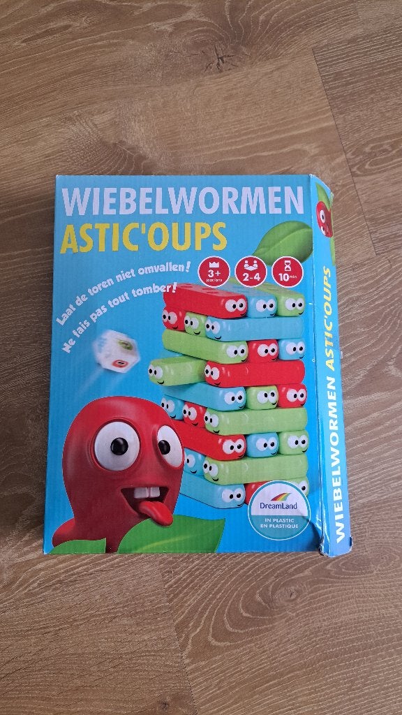 Wiebelwormen, Drie of vier spelers, Ophalen, Zo goed als nieuw, Dreamland
