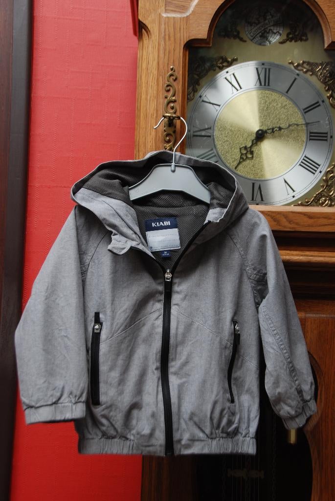 Jas voor babyjongens Kiabi grijs jack T90/97 of 18/24maanden, Kiabi, Ophalen of Verzenden, Zo goed als nieuw, Jongen