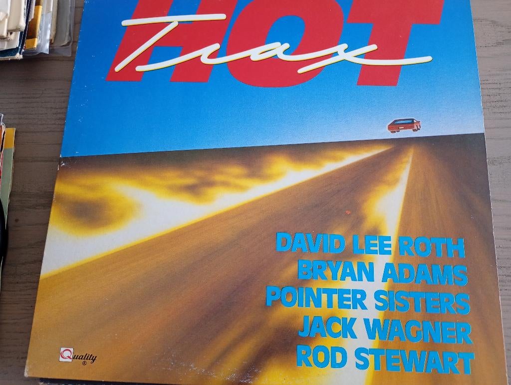 David Lee Roth , Bryan Adams e.a.- Hot trax, Ophalen of Verzenden, Gebruikt, 12 inch