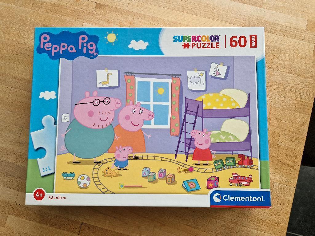 Puzzel Peppa Pig 60 stukjes, Ophalen of Verzenden, Meer dan 50 stukjes, Zo goed als nieuw