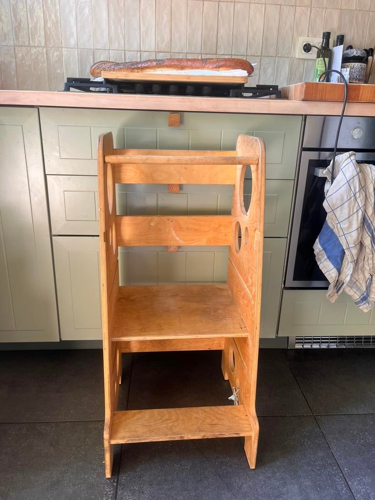 Houten leertoren montessori, Kinderen en Baby's, Ophalen, Gebruikt