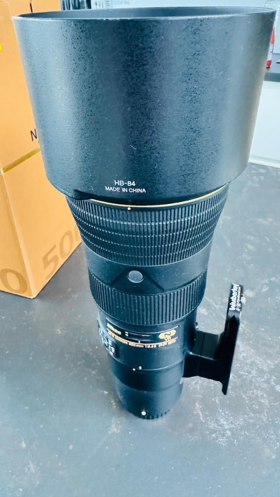 Nikon lens 500mm 5.6 pf met Teleconverter, Audio, Tv en Foto, Ophalen, Zo goed als nieuw, Telelens