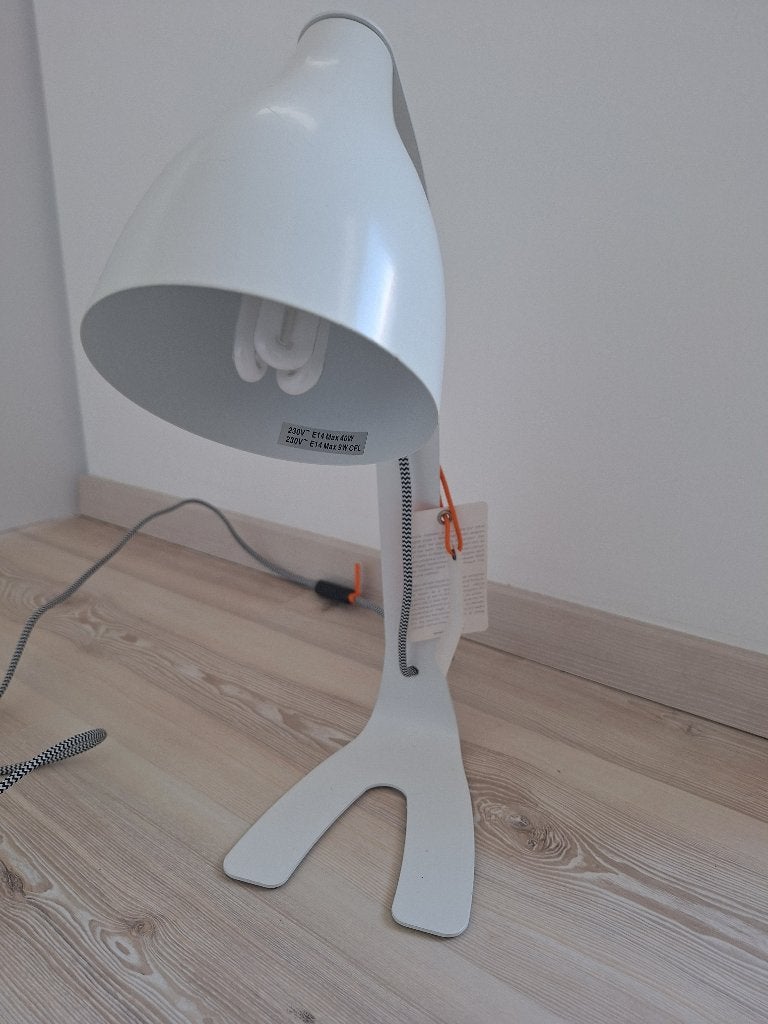 Bureaulamp wit Leitmotiv, Ophalen, Bureaulamp, Overige merken, 42 cm