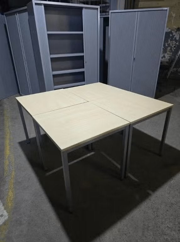 Vergadertafel, kantoor, professionele keuken 70x70, Ophalen of Verzenden, Zo goed als nieuw