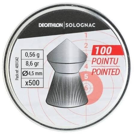 plomb 4,5mm Co2 (description), Enlèvement